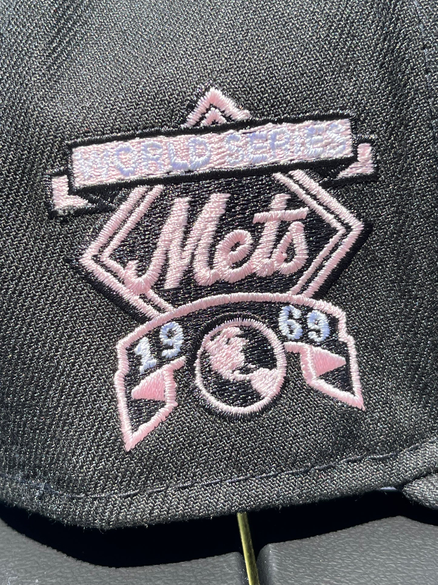 NEW YORK METS 1969 WORLD SERIES 𝔑𝔒 ℭ𝔒𝔐𝔓; FITTED [SIZE 7 1/8]