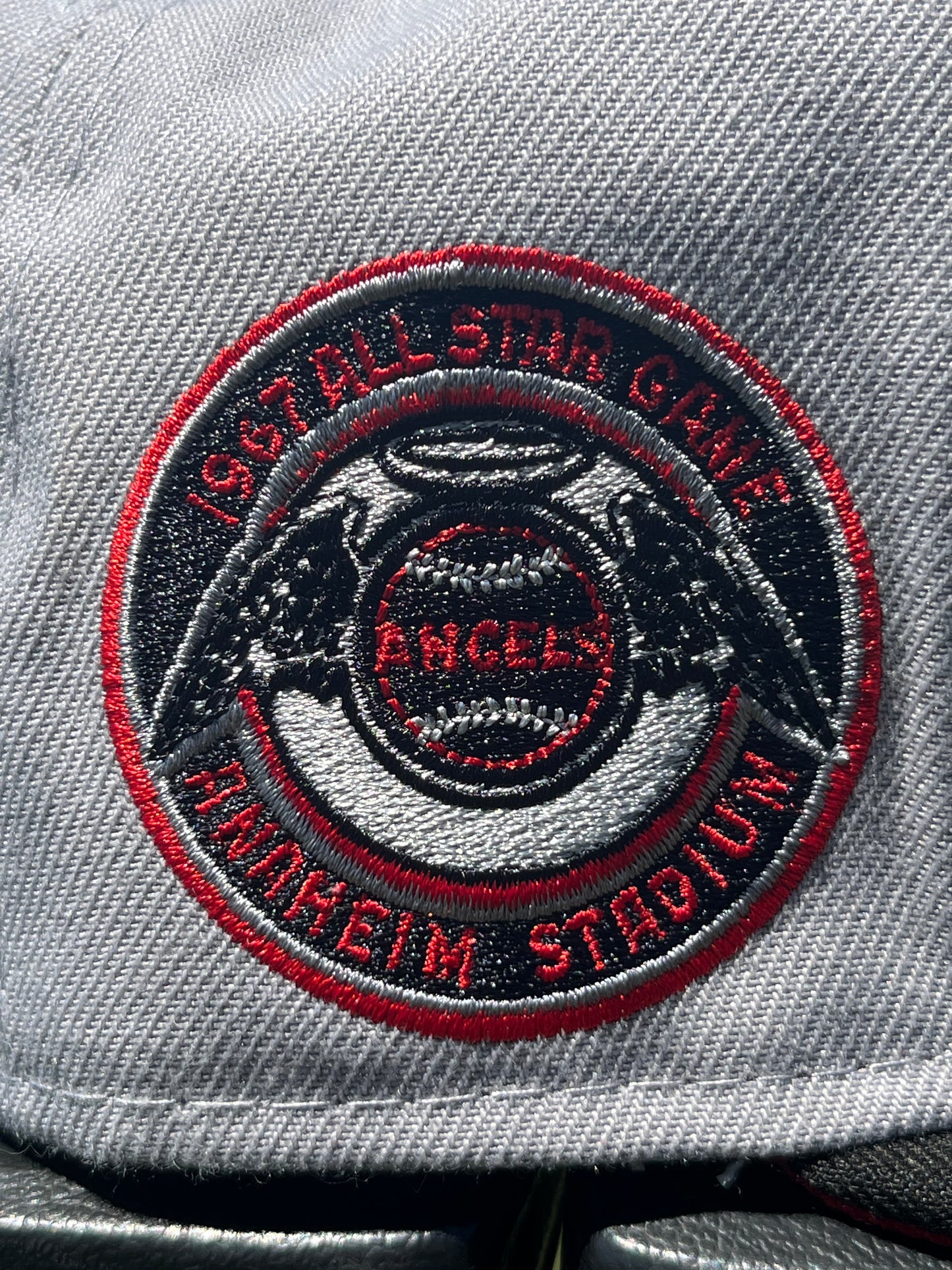 CALIFORNIA ANGELS 1967 ALL STAR GAME 𝔑𝔒 ℭ𝔒𝔐𝔓; FITTED [SIZE 7 1/8]