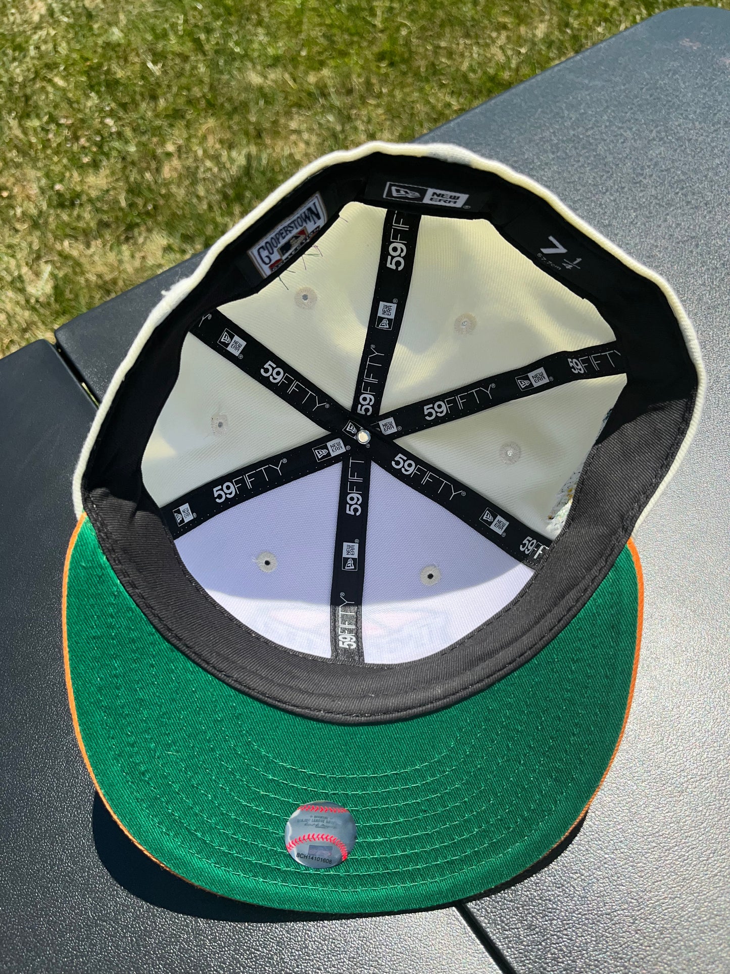 TROPICANA FIELD TAMBA BAY DEVIL RAYS 1998 INAUGURAL SEASON 𝔑𝔒 ℭ𝔒𝔐𝔓; FITTED [SIZE 7 1/4]