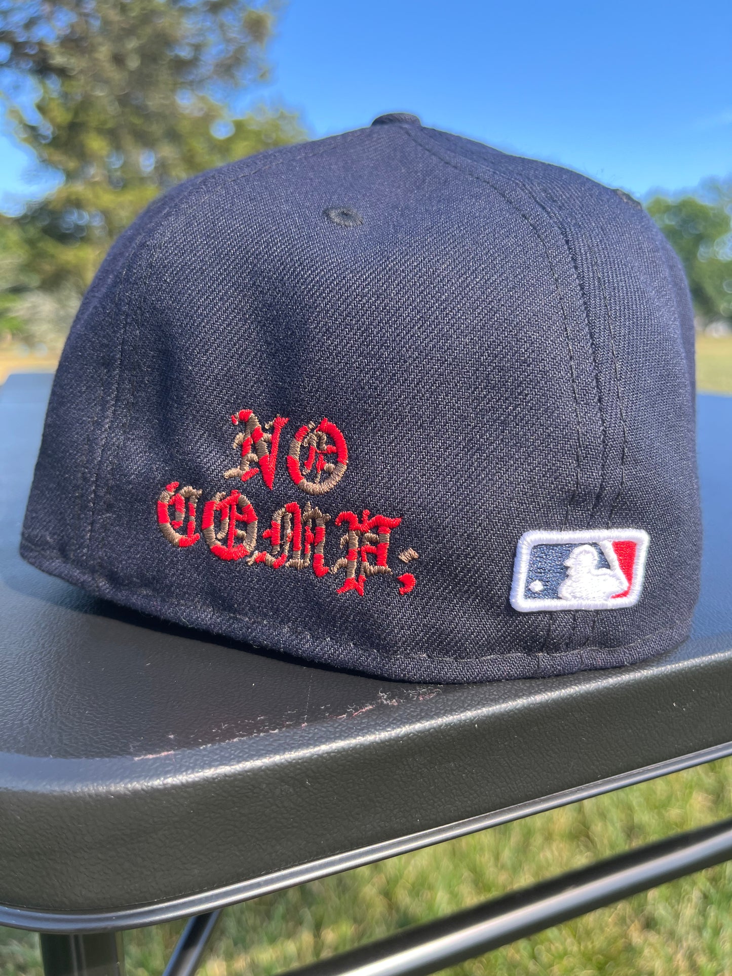 NEW YORK YANKEES ROSE 𝔑𝔒 ℭ𝔒𝔐𝔓; FITTED [SIZE 7 3/8]